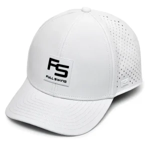 White Performance Snapback Hat