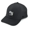 Black Performance Snapback Hat